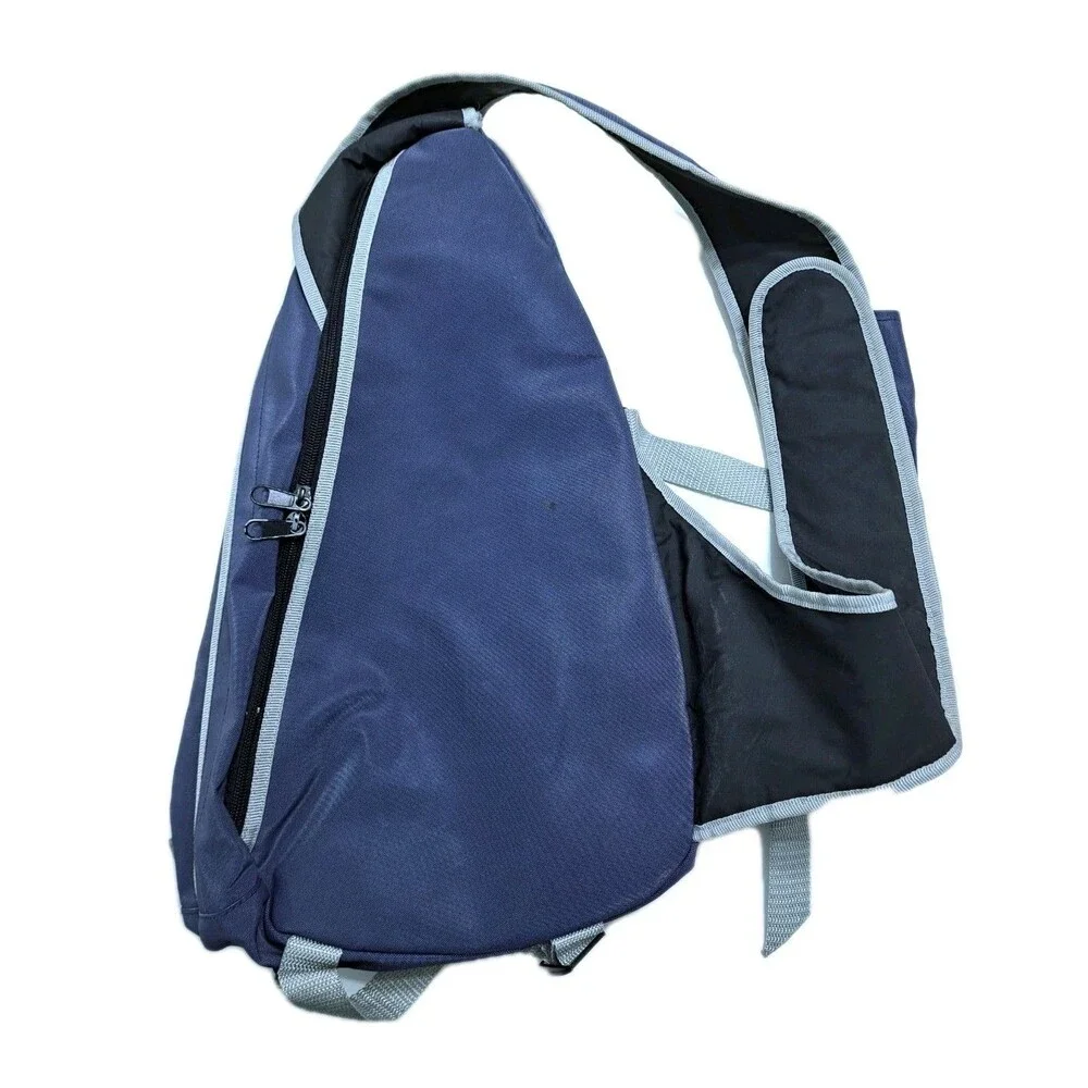 VECTRA Healthy Back Sling Backpack Blue Shoulder Crossbody Messenger Bag